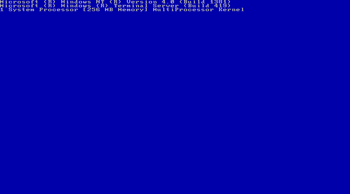 Windows NT 4 Terminal Server Setup