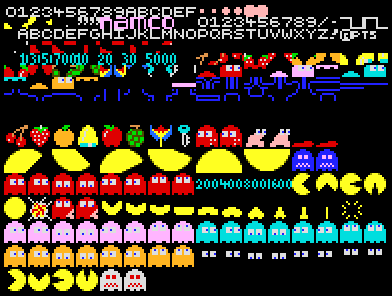 Pac-Man SAM Graphics